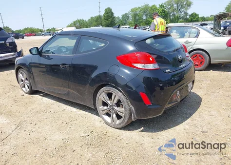 2013 Hyundai Veloster Base W/Gray from USA, damaged, VIN KMHTC6AD8DUO84703